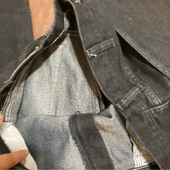 WRANGLER JEANS black denims regular fit 36/32 EUC - Picture 8 of 10